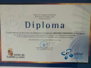 Premio Calidad Gregorio Fernández